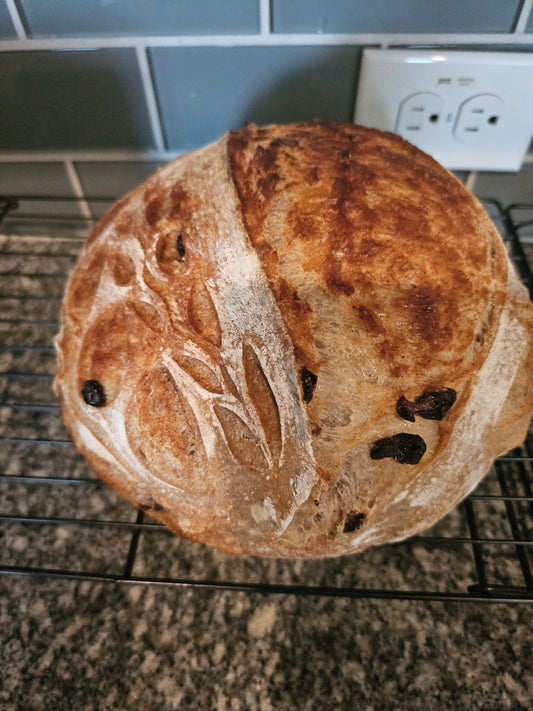 Cinnamon Raisin Sourdough Bread
