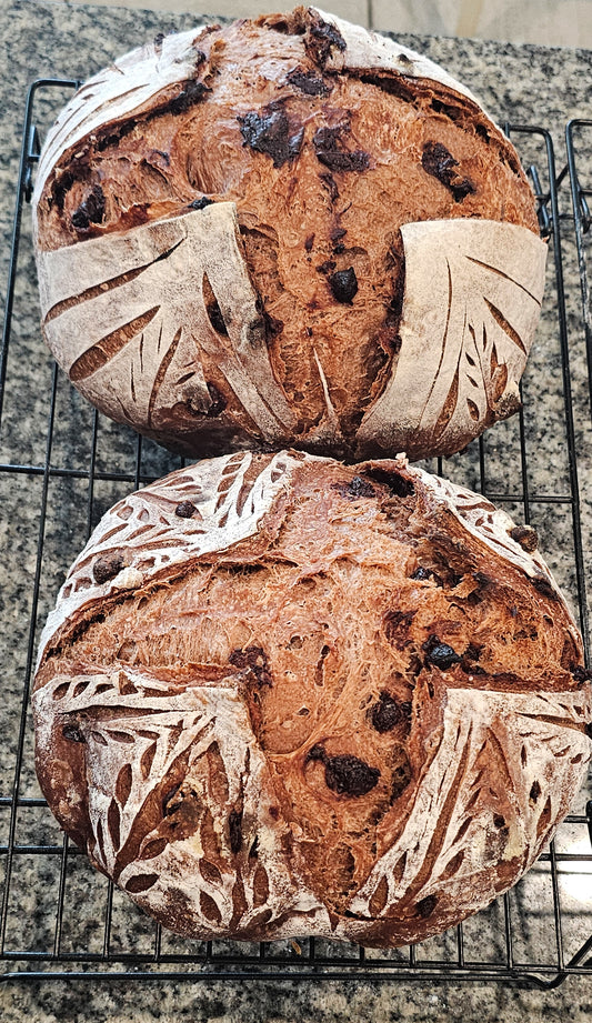 Chocolate Chip Sourdough Bread