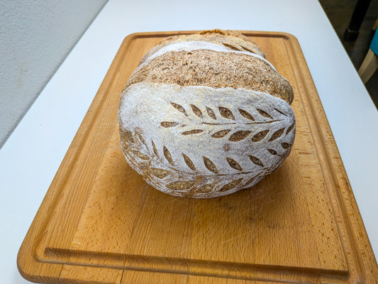 100% Fresh-Milled Whole Wheat Sourdough Bread – Hard White or Hard Red Wheat